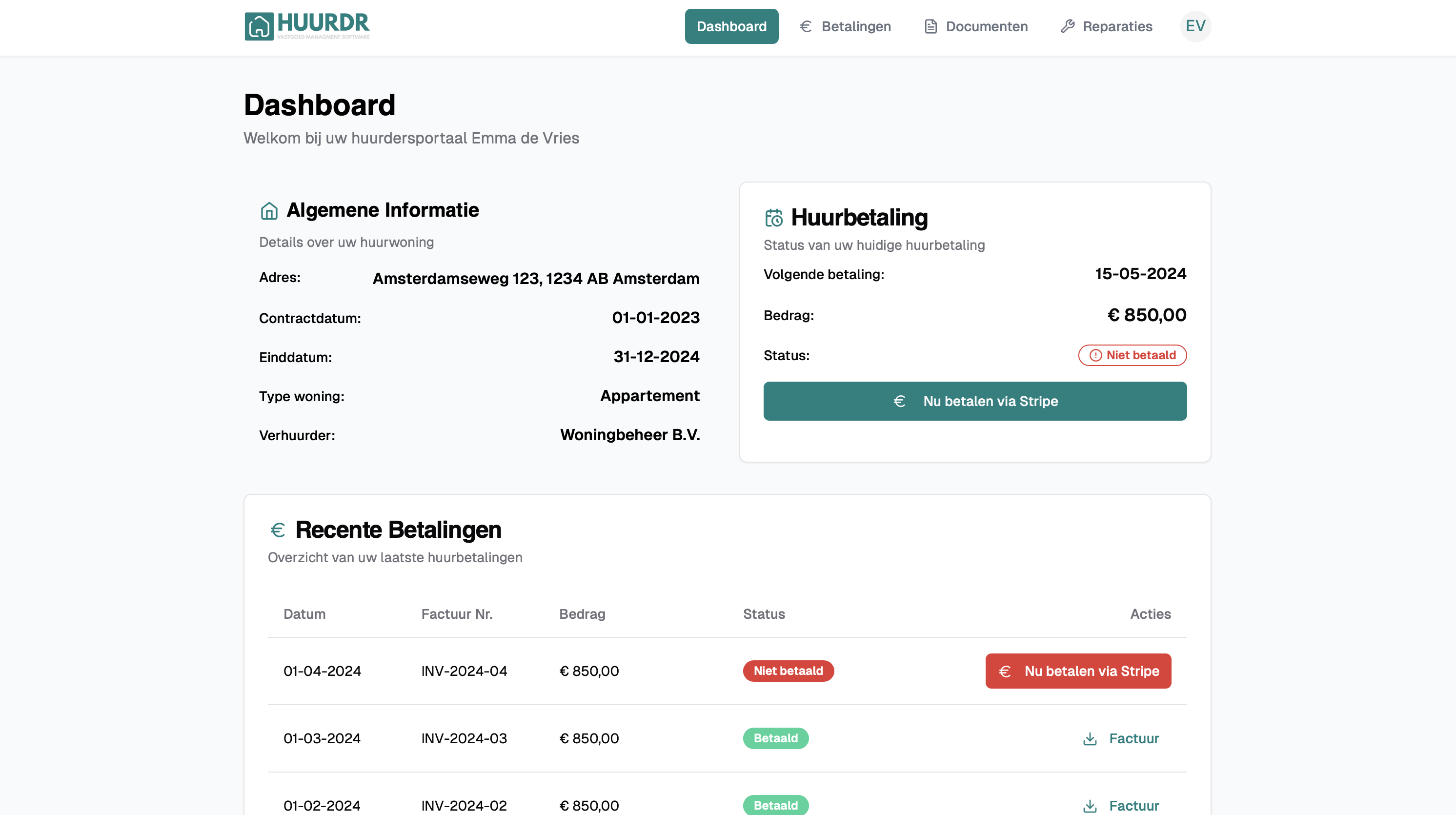 Illustration for Wat ziet mijn huurder precies in zijn dashboard?